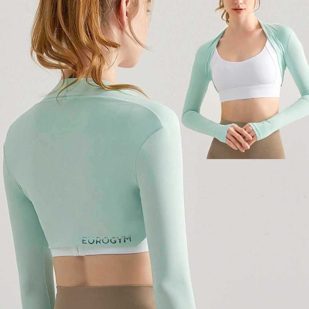 Couvre-épaules Léger Tenue Soirée Boléro Femme GLOMY Manches Longues - Mousseline, Multicolore, Taille M-XL Vêtement D'appoint Tenue