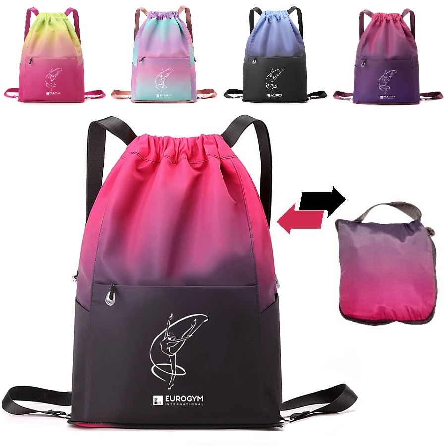 Mochila plegable de nylon Eurogym «Fun» – SADF-1
