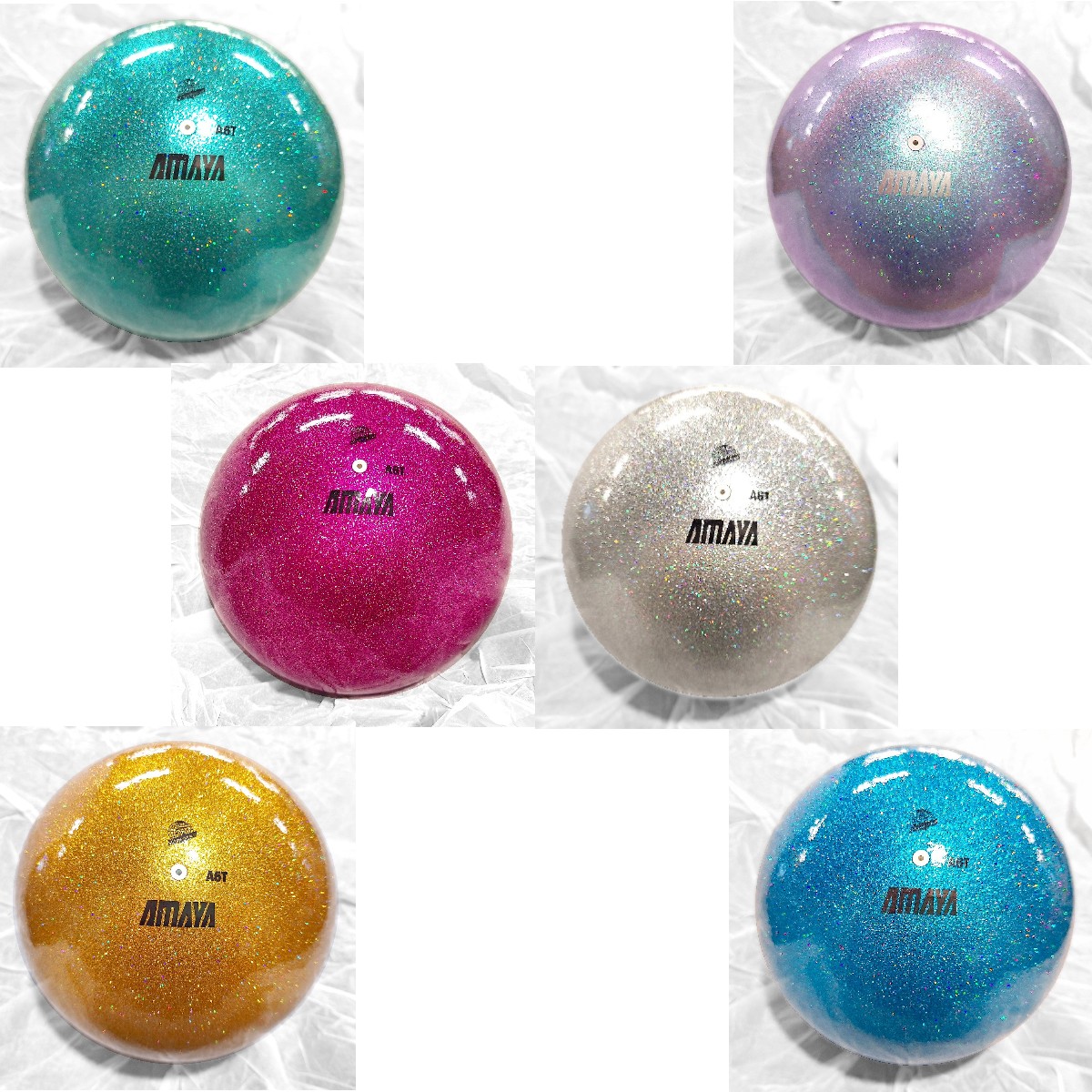 Ballon GRS 18/20cm Amaya "ELITE" Caoutchouc Pailleté Senior BAE-T4